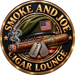 Smoke and Joe Cigar Lounge badge
