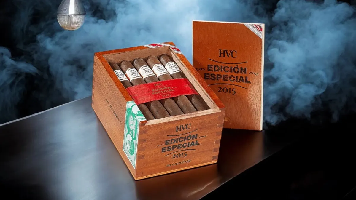 Box of Cigars on a table 